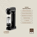 7MD Package Contains 1 x Lepresso Carbonator Instant Sparkling Water Maker with Pressure Gauge and 1 x LePresso CO2 Capsule For Sparkling Water