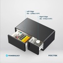 Powerology 93L Fridge Coffee Table with LED Touch Control and HiFi Bluetooth Speakers  |P93CTFBK|