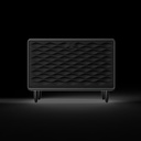 Powerology 93L Fridge Coffee Table with LED Touch Control and HiFi Bluetooth Speakers  |P93CTFBK|
