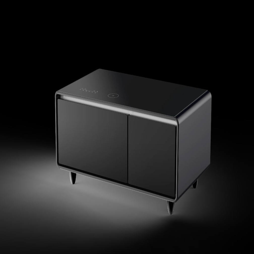Powerology 93L Fridge Coffee Table with LED Touch Control and HiFi Bluetooth Speakers  |P93CTFBK|
