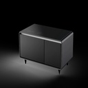 Powerology 93L Fridge Coffee Table with LED Touch Control and HiFi Bluetooth Speakers  |P93CTFBK|