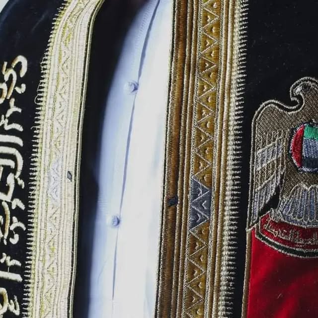UAE National Day Scarf With Calligraphy
