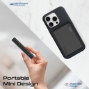 Promate Ultra Compact Aluminum Crafted MagSafe Compatible Wireless Charging PowerBank |Blade-10|