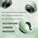 7MD Smart Electric Intelligent Cupping Massager with Red Light Therapy 12 Level Adjustable Pressure LCD Display Heat Function & Multi Mode Breathing for Pain Relief and Muscle Recovery |7MD2496|