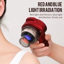 7MD Intelligent Respiratory Cupping Massager with 12 Gear Suction Red Light Therapy Wireless Convenience for Deep Skin Stimulation & Muscle Recovery