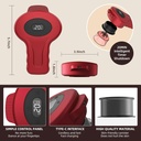 7MD Intelligent Respiratory Cupping Massager with 12 Gear Suction Red Light Therapy Wireless Convenience for Deep Skin Stimulation & Muscle Recovery