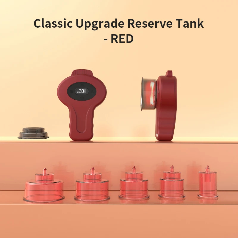7MD Intelligent Respiratory Cupping Massager with 12 Gear Suction Red Light Therapy Wireless Convenience for Deep Skin Stimulation & Muscle Recovery