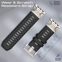 Promate Durable Stylish Versatile Scratch Resistant Premium Sports FKM Fluoro Rubber Watch Band |SilicaBand-Pro|