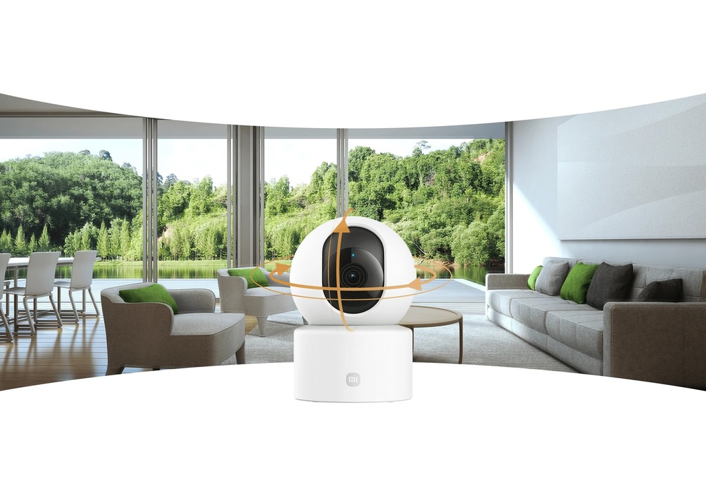 Xiaomi C301 Smart Camera 3MP with 2K Image Quality Privacy Focused Voice Control Night Vision and 8GB to 256GB microSD Supported Cloud Storage |C301|