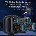 Cyboris 10000mAh 120W Deep Bass Multi Sync and DSP Audio Technology IPX6 Waterproof Powerful Wireless Speaker |Motor Boom X10|