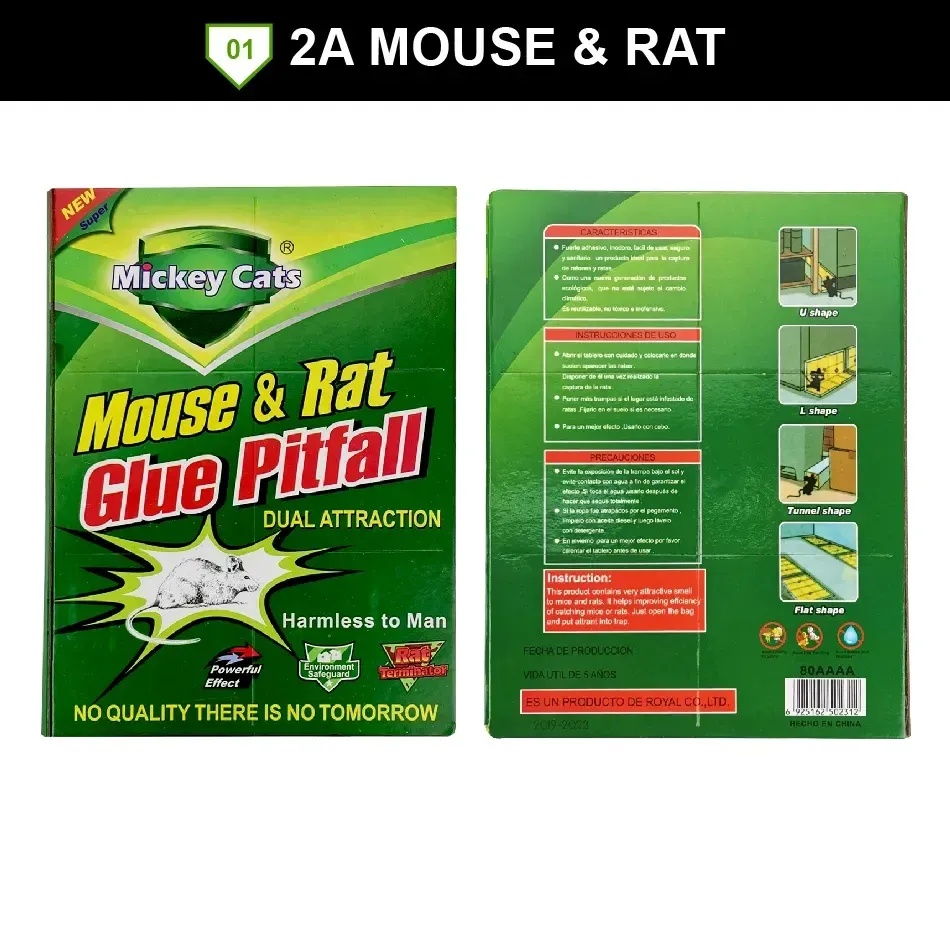 Mickey Cats Mouse and Rats Glue Pitfall Strong Adhesive Eco Friendly and Effective Rodent Control |Go-888|