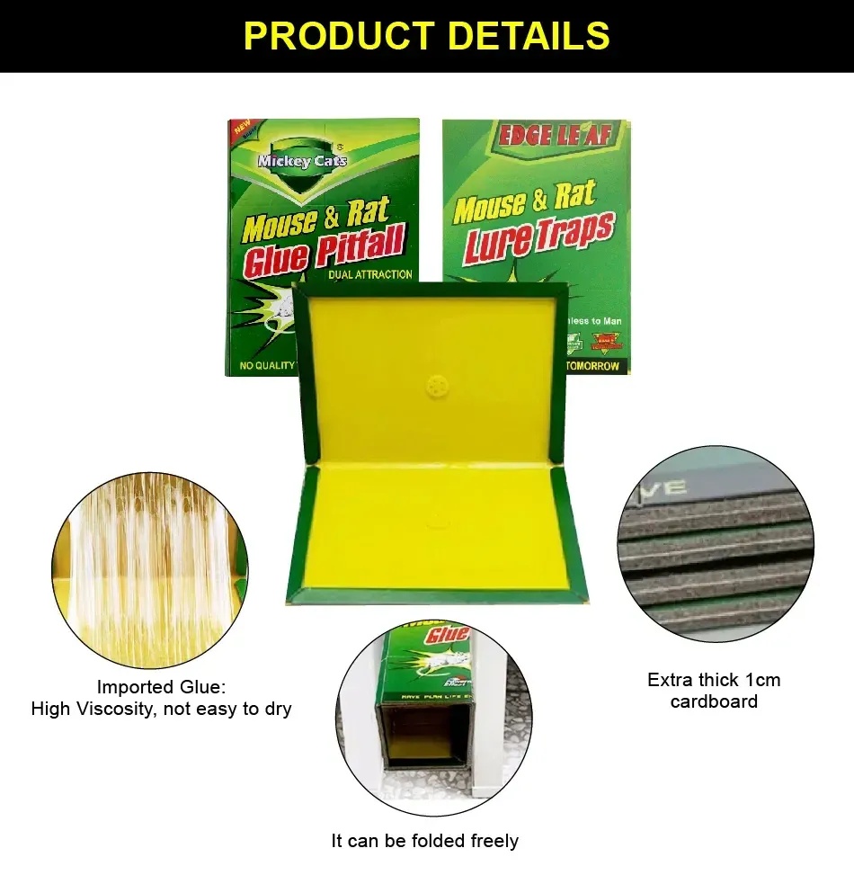 Mickey Cats Mouse and Rats Glue Pitfall Strong Adhesive Eco Friendly and Effective Rodent Control |Go-888|