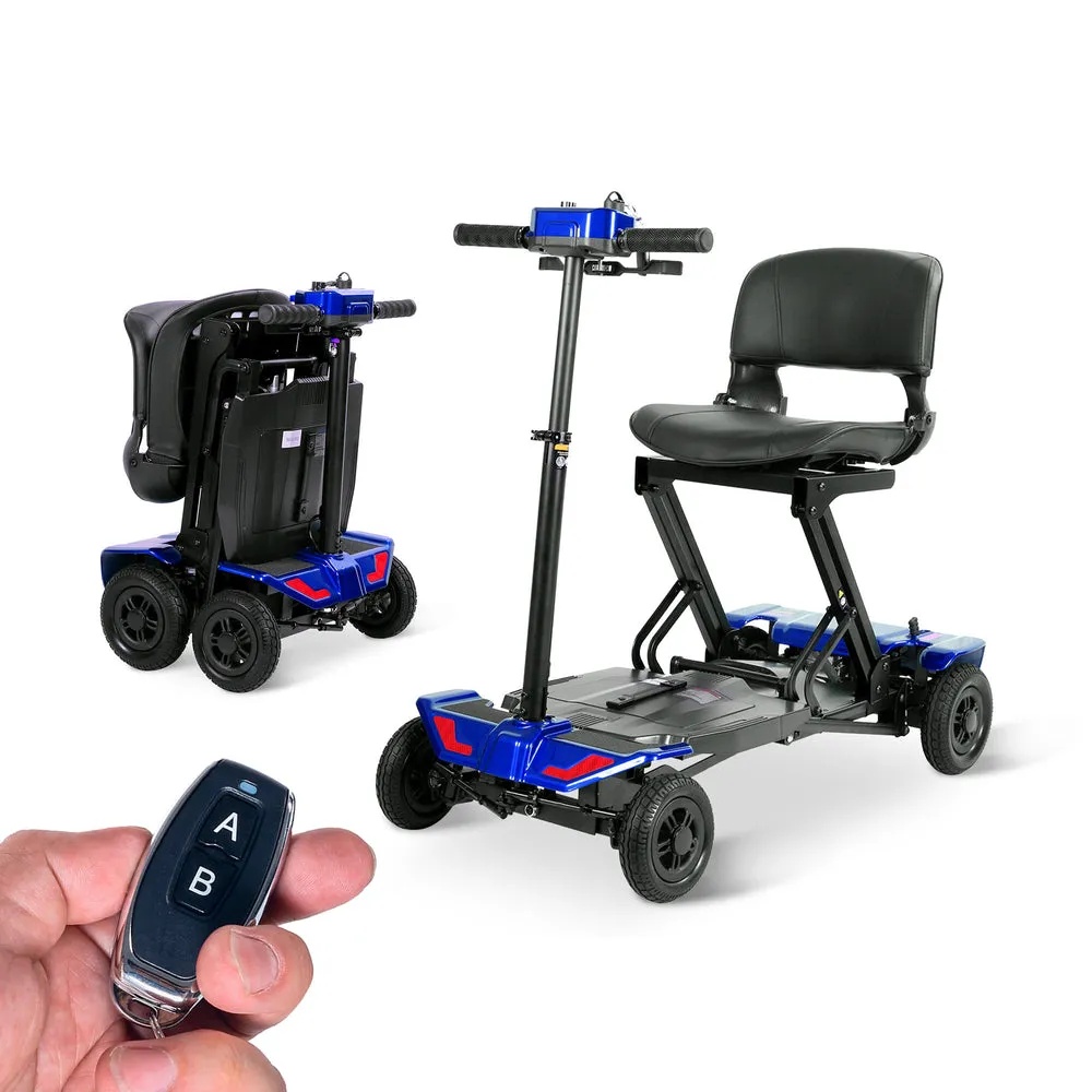 7MD High Performance Four Wheel Electric Automatic Folding Mobility Scooter for Disable Persons with Remote Control