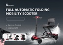 7MD High Performance Four Wheel Electric Automatic Folding Mobility Scooter for Disable Persons with Remote Control