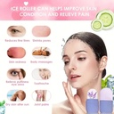 Silicone Ice Face Roller Ball Massager Pore Shrinking Edema Relief Acne Reduction Fine Line Removal Cold Therapy Beauty Tool