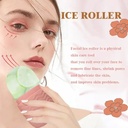 Silicone Ice Face Roller Ball Massager Pore Shrinking Edema Relief Acne Reduction Fine Line Removal Cold Therapy Beauty Tool