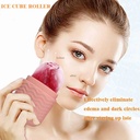 Silicone Ice Face Roller Ball Massager Pore Shrinking Edema Relief Acne Reduction Fine Line Removal Cold Therapy Beauty Tool