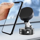 Vacuum Suction Phone Holder Dual Sided Magnetic Mount Compact Design Stable Suction for Cars Desks & More |A2|