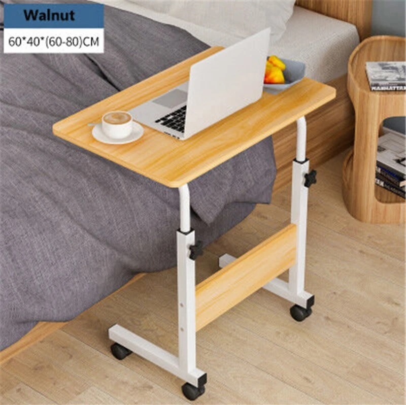 Home Mobile Laptop Desk Bedside Computer Table Mobile Adjustable Laptop Table Height Side Study Table Liftable Computer Stand |226560|