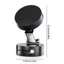 Vacuum Suction Phone Holder Dual Sided Magnetic Mount Compact Design Stable Suction for Cars Desks & More |A2|