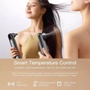 Deerma High Wind Speed Hair Dryer Ionic Technology Columnar Design 200 Million Negative Ion Hair Care 60° Magnetic Suction Wind Nozzle and 12 Dry Mode |DEM-CF35W|