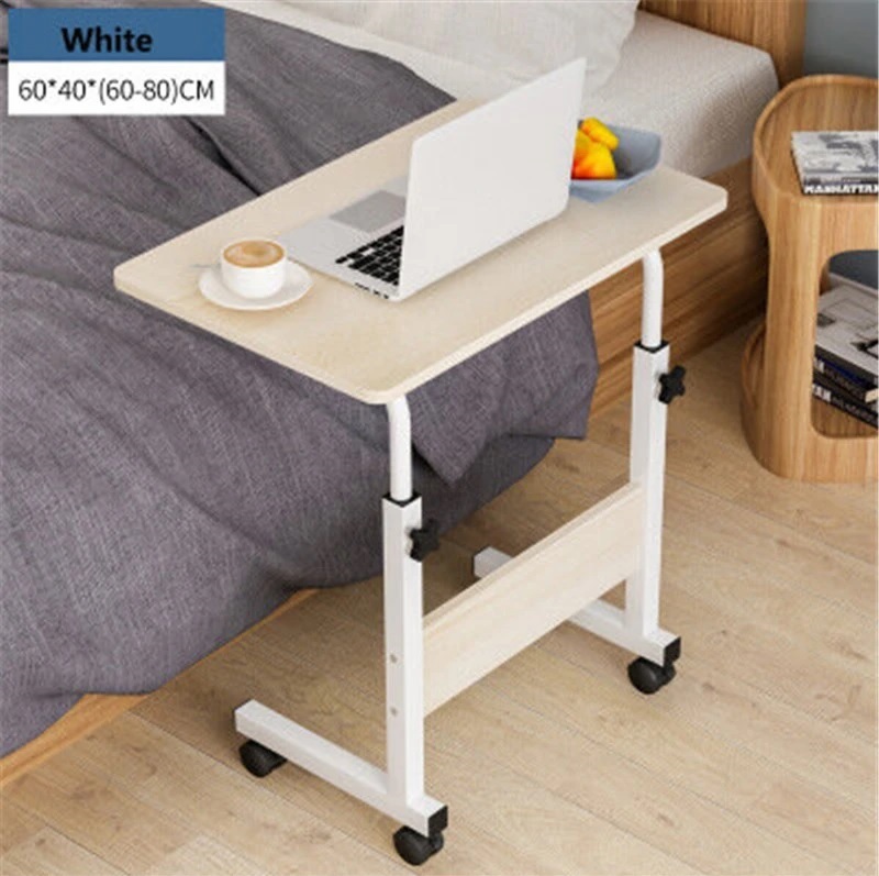 Home Mobile Laptop Desk Bedside Computer Table Mobile Adjustable Laptop Table Height Side Study Table Liftable Computer Stand |226560|