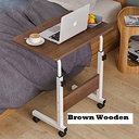 Home Mobile Laptop Desk Bedside Computer Table Mobile Adjustable Laptop Table Height Side Study Table Liftable Computer Stand |226560|