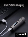 7MD Premium Cigar Torch Lighter Triple Adjustable Jet Flame Rechargeable & Windproof