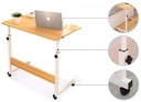 Home Mobile Laptop Desk Bedside Computer Table Mobile Adjustable Laptop Table Height Side Study Table Liftable Computer Stand |226560|
