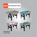Porodo Lifestyle Multi Game Table Foosball Billiards  Hockey & Table Tennis in One Quick Set Up and Easy Transition | PD-MGTBL-BUGN|