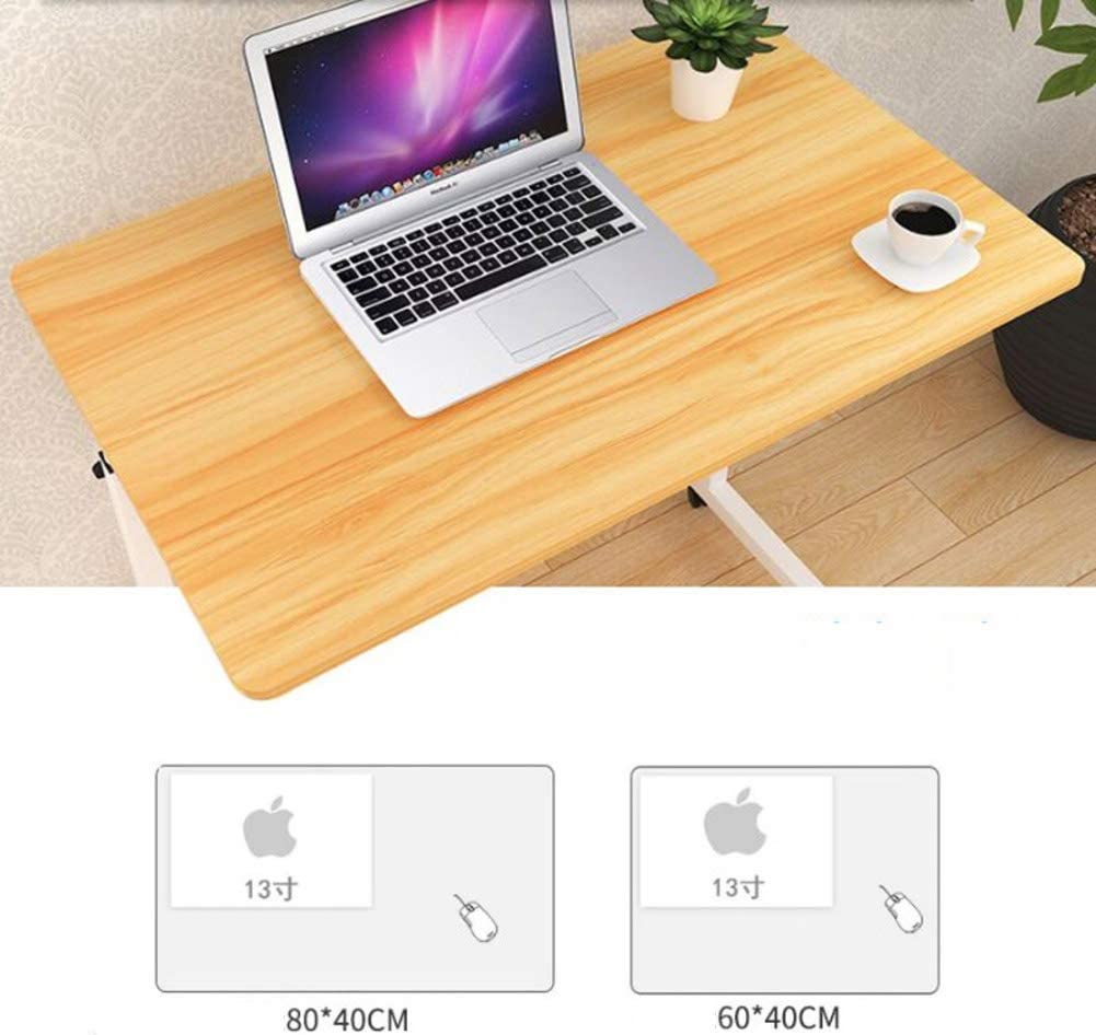Home Mobile Laptop Desk Bedside Computer Table Mobile Adjustable Laptop Table Height Side Study Table Liftable Computer Stand |226560|