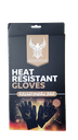 ALHOR Heat Resistant Gloves Flame Proof Long Cuff Hand Protection for BBQ Grilling Ovens & Fires