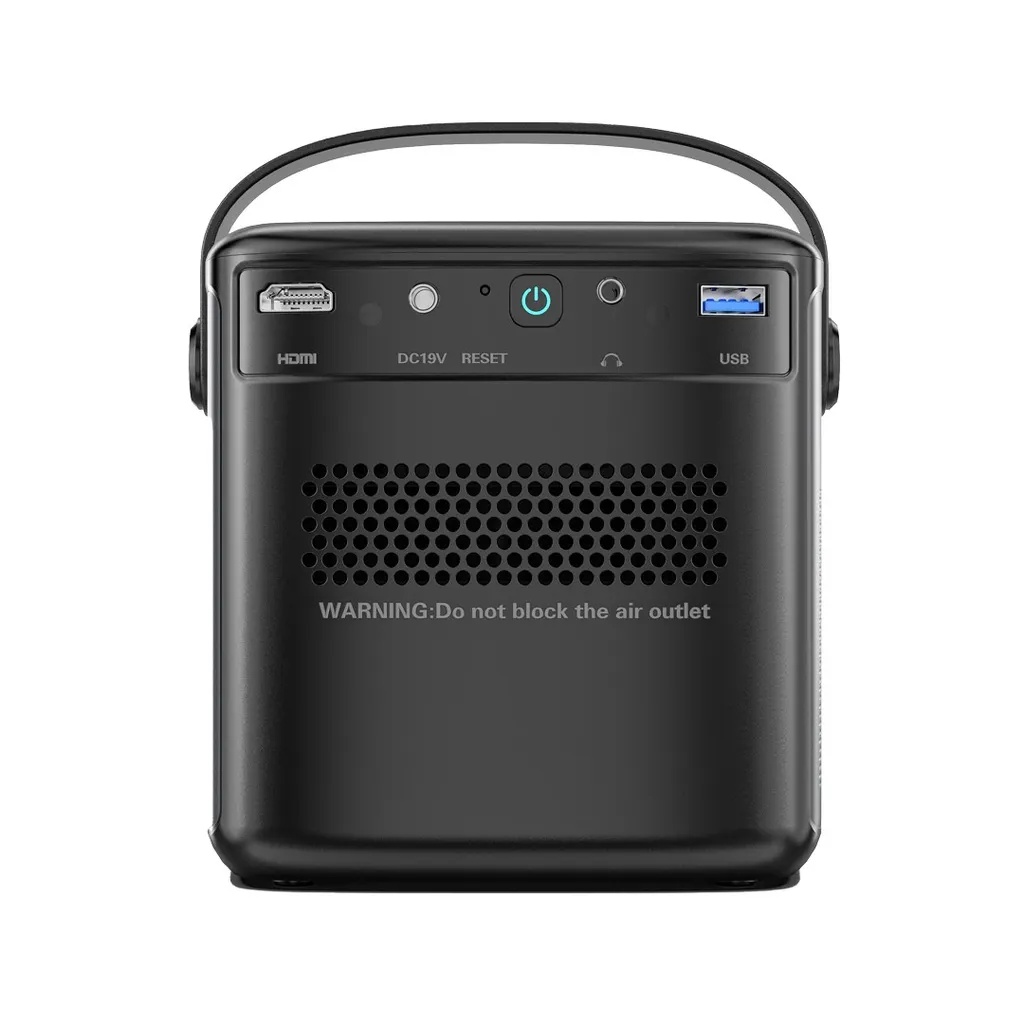 7MD Smart Projector Portable 1080p Full HD 500 ANSI Brightness 3D Support Long Battery Life with 1 Year 7MD Subs and Free Tripod Stand |7MD2498|