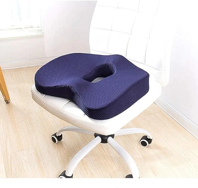 7MD Seat Cushion Tailbone Support Premium Memory Foam Ergonomic Portable & Non Slip Comfort |7MD2494|