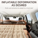 QUEES Car Air Bed Versatile SUV Mattress Skin Friendly Foldable Water and Explosion Proof Design for Camping & Travel |B02|
