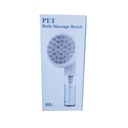 PET Bath Massage Brush 3 in 1 Multifunctional Silicone Grooming Tool with Massage Deep Cleaning & Shampoo Dispenser