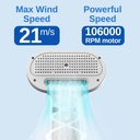 Portable PET Blow Dryer 5 in 1 Multifunction Negative ION Fast Drying 10M Ions Adjustable Settings Lightweight & Compact