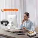 Electric Lunch Box Microwave Portable Oven Fast Heating 3 in 1 Power Cables Premium Aluminum Liner for Home Office & Travel |ABY-322|