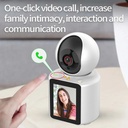 USED 7MD Camera Video Calling Smart WiFi Camera Two Way Video Calling Full HD Resolution Wide Angle View Human Detection App Control One-Button Call PTZ Control