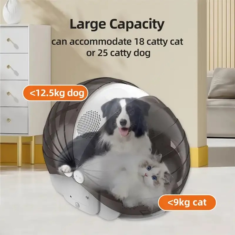 Pet Drying Box 360° Foldable Automatic Dryer for Cats & Dogs |WB102 |