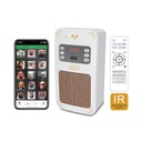 7MD STORE Wall Quran Speaker Support | 16 | Reciters & | 16 | Languages Translation With | Bluetooth , FM , Radio , USB | Connection With  App & Remote Control