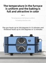 Foldable Portable Dual Burner Camping Gas Stove Easy to Clean  6100 TUs/hr Power Piezo Ignition & Stainless Steel Design Stove