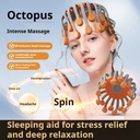 7MD Octopus Head Massager 20 Point Multi Frequency Vibration 5 Massage Modes Wireless Portable & Ergonomic Design