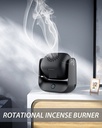 7MD Rotational Incense Burner Strong Fragrance LED Indicator Portable Erectable & Rotatable Design