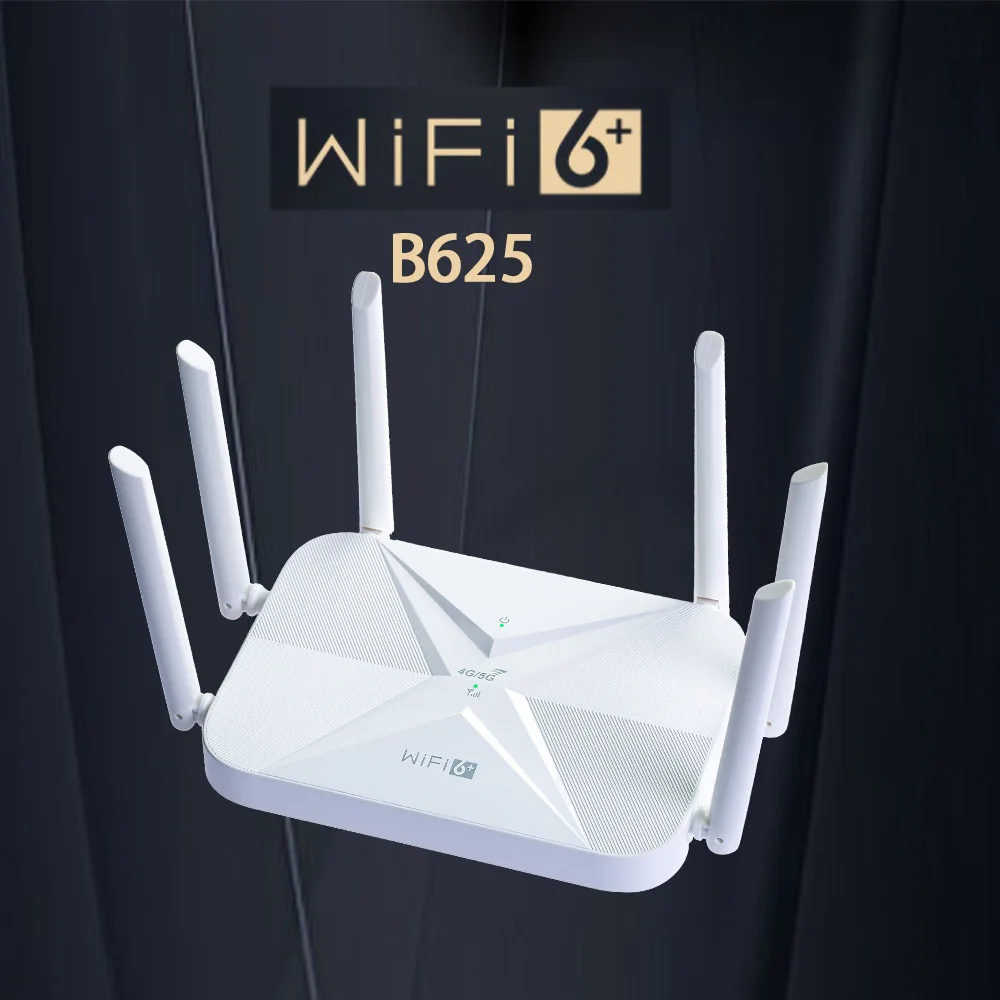 WiFi 6+ 4G/5G Plug & Play WiFi Router 300 Mbps 4G/5G Dual Band Supports 32 Devices 6 External Antennas  |B625|