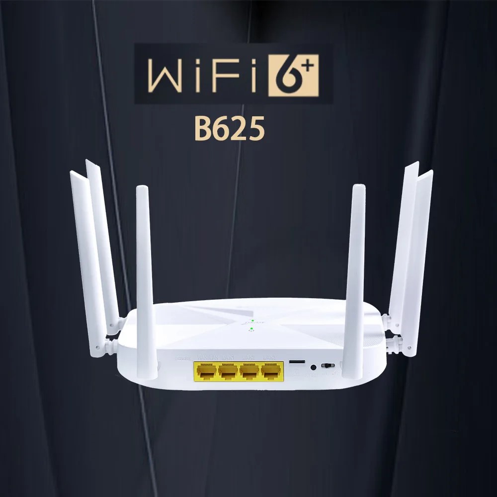 WiFi 6+ 4G/5G Plug & Play WiFi Router 300 Mbps 4G/5G Dual Band Supports 32 Devices 6 External Antennas  |B625|