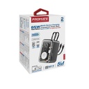Promate 65W Multi-Device Charging Transparent Power Bank with Built In USB C & Lightning Cable |Mavrix-20|