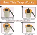Easy To Use Mousetrap Reusable Pet & Child Friendly High Safety ABS Plastic & Detachable Design