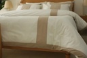 The Glinens Egyptian Cotton Bed Sheets – Luxurious 100% Percale, 200 Thread Count, Super King Set with Duvet Cover & Pillow Cases