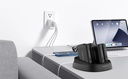 Powerology 5 x 10000mAh Power Bank Station PD 20W Recharging Base High Speed Charging Built In Type C Cable Multi Device Support 60W Output |PPBCHA48BK|